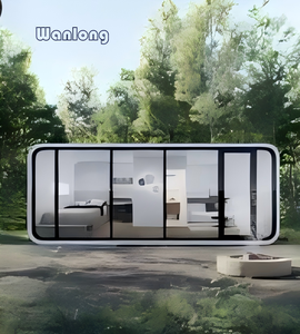 Maisons capsules, cabines modulaires, maisons conteneurs de luxe, conteneurs de 40 pieds avec salle de bain et cuisine, homologuées CE - Product Image 1