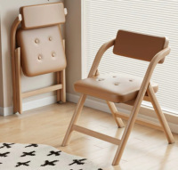 Chaises pliantes portables en métal, style minimaliste moderne, tabourets de bar avec dossier solide et assise en éponge, capacité 150 kg, pour salon