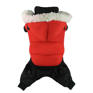 प्यारा पालतू कपास कोट छोटे कुत्ते के कपड़े मोटे अंग गर्म जैकेट - Product Image 1