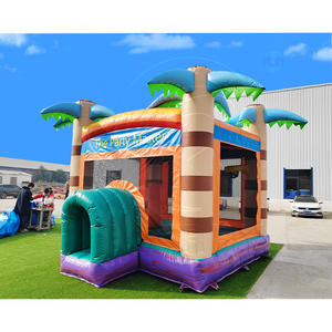 <span class=keywords><strong>Castillo</strong></span> Inflable con Palmeras, <span class=keywords><strong>Castillo</strong></span> Inflable con Temática Tropical para Exteriores - Product Image 5