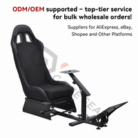 GY058 Racing Simulator Cockpit Play Station Driving Race Chair Simulator Cockpit pour Logitech Thrustmaster Wii, XBox,PXN,MOZA