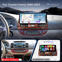 Kit d'autoradio avec écran tactile AHD MSM 12,3 pouces pour Toyota Camry 2000-2003, autoradio DSP FM, CarPlay sans fil, lecteur de navigation