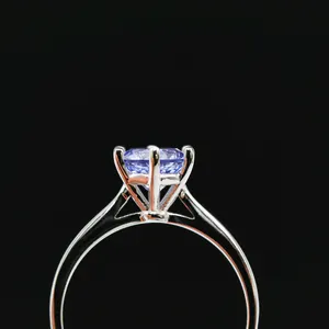 Redleaf Perhiasan 2021 Baru Berlian Lab Tumbuh Safir Batu Membuat Perhiasan 925 Cincin Perak