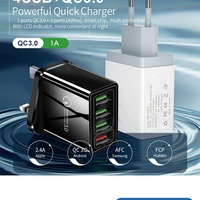 Nouvelle tête de charge électrique super rapide 160W pour adaptateur standard britannique multi-ports en Europe et aux États-Unis