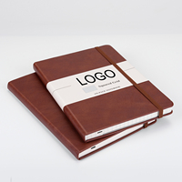 Logo personnalisable impression mode exercice planificateur journal A5 cahier en cuir Pu