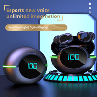 Y80 livraison directe TWS écouteurs sans suppression de bruit écouteurs intra-auriculaires câble USB affichage numérique jeu de puces de couleur bleue JL