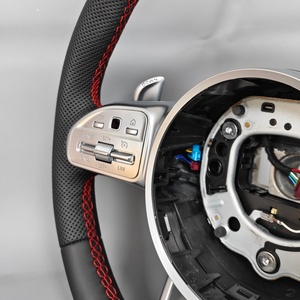 Volant de direction amélioré pour Mercedes Benz <span class=keywords><strong>AMG</strong></span> W166 W176 W203 W205 W206 W222 X164 CLA GLC GLE W221 - Product Image 4