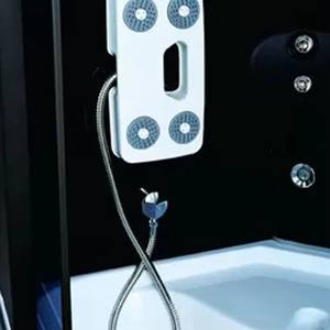 <span class=keywords><strong>Mampara</strong></span> de <span class=keywords><strong>Ducha</strong></span> Boye Impermeable, Moderna, de Aleación de Aluminio y ABS, con Marco de Acabado Pulido, Plato Rectangular, Garantía de 3 Años - Product Image 5