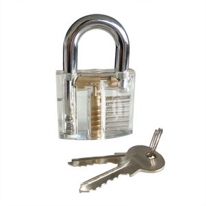 Outils de serrurier, <span class=keywords><strong>cadenas</strong></span> <span class=keywords><strong>transparent</strong></span> d'entraînement - Product Image 3