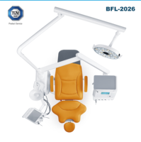 Fauteuil dentaire numérique Buffalo avec écran tactile, visualiseur de films LED intégré et positions de mémoire pour la chirurgie