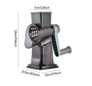 High Quality Multifunction Veggie Chopper Handheld Rotary Cheese Grater Mandoline <b>Vegetable</b> Slicer Carrot <b>Shredder</b> Nut Grinder - Product Image 5