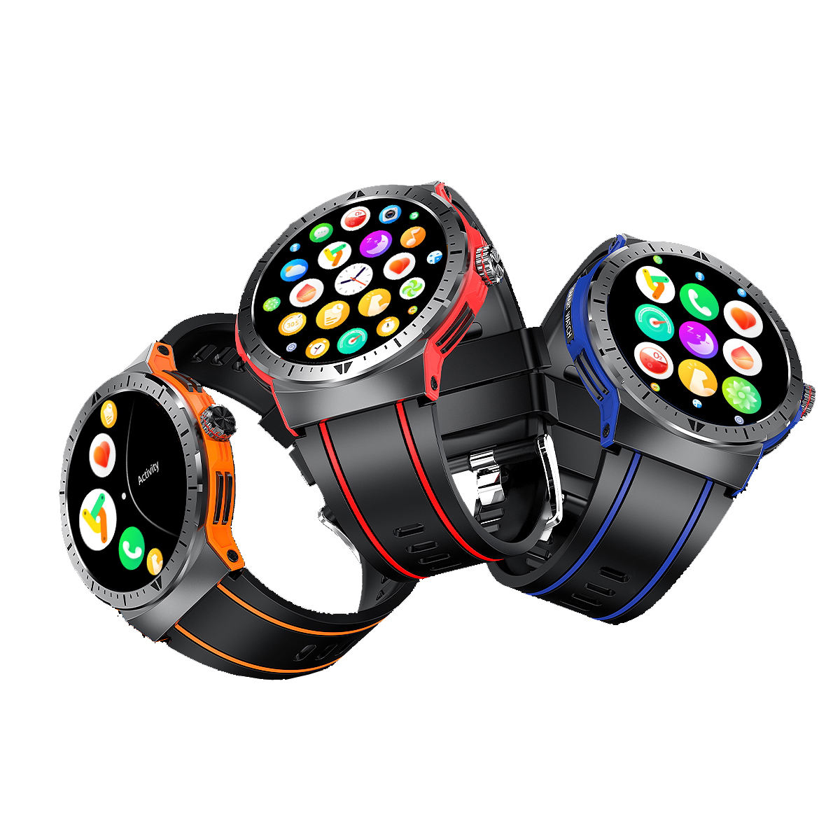 Heart Rate Blood Pressure Monitoring Smart Watch for Men