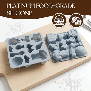 12 cavity football trophy silicone <b>mold</b> LFGB non stick fondant silicone <b>mold</b> cake decoration chocolate making <b>mold</b> - Product Image 5