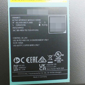 Módulo de Interfaz Activa SINAMICS S120 6SL3100-0BE31-2AB0, Nuevo, 100% Original - Product Image 6