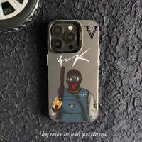 Coque de téléphone élégante IMD VRunk pour iPhone 12 13 Pro Max XR XS, coque de téléphone tendance pour iPhone 17 14 15 Pro Max 16