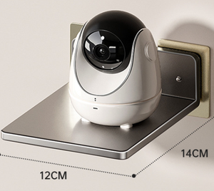 새로운 디자인 천공 무료 프로젝터 브래킷 상단 벽 선반 벽걸이 라우터 선반 TV 세트 탑 박스 지원 금속 선반 - Product Image 4