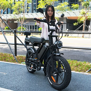 Электровелосипед X80 PRO (склад ЕС), фэтбайк с полной подвеской, 250 Вт, 20 дюймов, ретро-дизайн, горный, для бездорожья, дешевый, VOMO X80, от производителя - Product Image 5