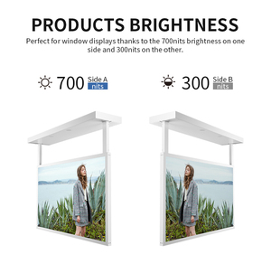 Pantalla Digital de Señalización para Ventana de Doble Cara con Control Remoto de 43, 49 y 55 Pulgadas, Modelo SKW-43A - Product Image 5