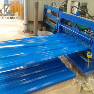 Galvanis Lembaran Bergelombang Lembar Aluminium Zinc Aluminium Corrugated <span class=keywords><strong>Steel</strong></span> Sheet untuk Atap - Product Image 3