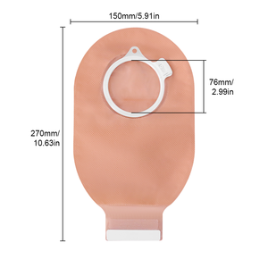 Zodelo กระเป๋าทึบแสงสองชิ้นได้รับการรับรองจาก IOS & CE สำหรับการดูแล iostomy <span class=keywords><strong>Stoma</strong></span> - Product Image 4