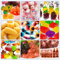 Ligne de production entièrement automatique de bonbons gélifiés, machine à fabriquer des bonbons gélifiés à la pectine et à la gélatine