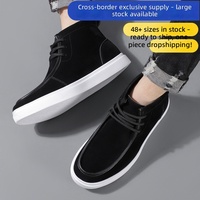 Bottes en cuir pour hommes tendance de haute qualité, taille plus 39-48, antidérapantes en caoutchouc, en daim, vente en gros d'usine