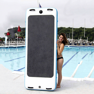 Tapis de yoga flottant gonflable durable et pas cher, tapis de fitness DWF, tapis de yoga gonflable <span class=keywords><strong>sur</strong></span> l'eau - Product Image 1