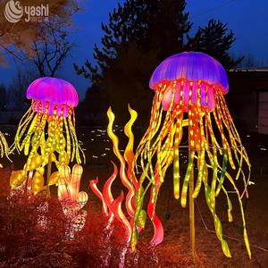 크리스마스 조명 야외 장식 조명 크리스마스 할로윈 장식을위한 3D 거리 조명 해파리 - Product Image 4
