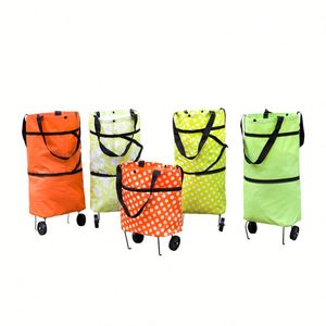 Folding Style Folding <b>Shopping</b> <b>Trolley</b> Bag with <b>Wheel</b> - Product Image 1