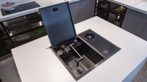 Fregadero Portátil Inteligente Multifunción Oculto de Acero Inoxidable 304 Negro Nano Moderno para Cocina de RV/<span class=keywords><strong>Camping</strong></span>, de un Solo Tazón - Product Image 2