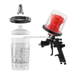Pistola de Pulverización Neumática HVLP de Grado Industrial Profesional de 600 ml con Vaso para Pintura, para Pintura y Repintado de Carrocerías de Automóviles - Product Image 5
