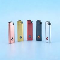 Briquet à silex classique de luxe en métal, rechargeable, coupe-vent, écologique, haute qualité, prix usine Chine, vente en gros