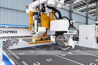 Scie multi-angles, routeur CNC, machine de découpe CNC ATC 3 axes pour usine de meubles sur mesure