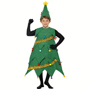 Costumes de Noël pour adultes, robes de sapin de Noël, robes de Noël amusantes, tenues de sapin de Noël pour jeux de rôle, vêtements de fête - Product Image 6