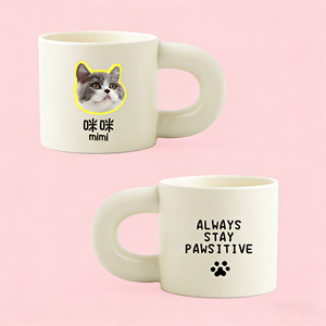 Tasse à café personnalisée en grès de 11 oz avec photo d'animal de compagnie, <span class=keywords><strong>mug</strong></span> imprimable pour les amoureux des animaux, la <span class=keywords><strong>famille</strong></span>, les amis, cadeau d'anniversaire, souvenir - Product Image 3