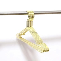 Cintre en métal personnalisé de haute qualité Cintres dorés hautement galvanisés Forme et taille personnalisées pour une utilisation en garde-robe