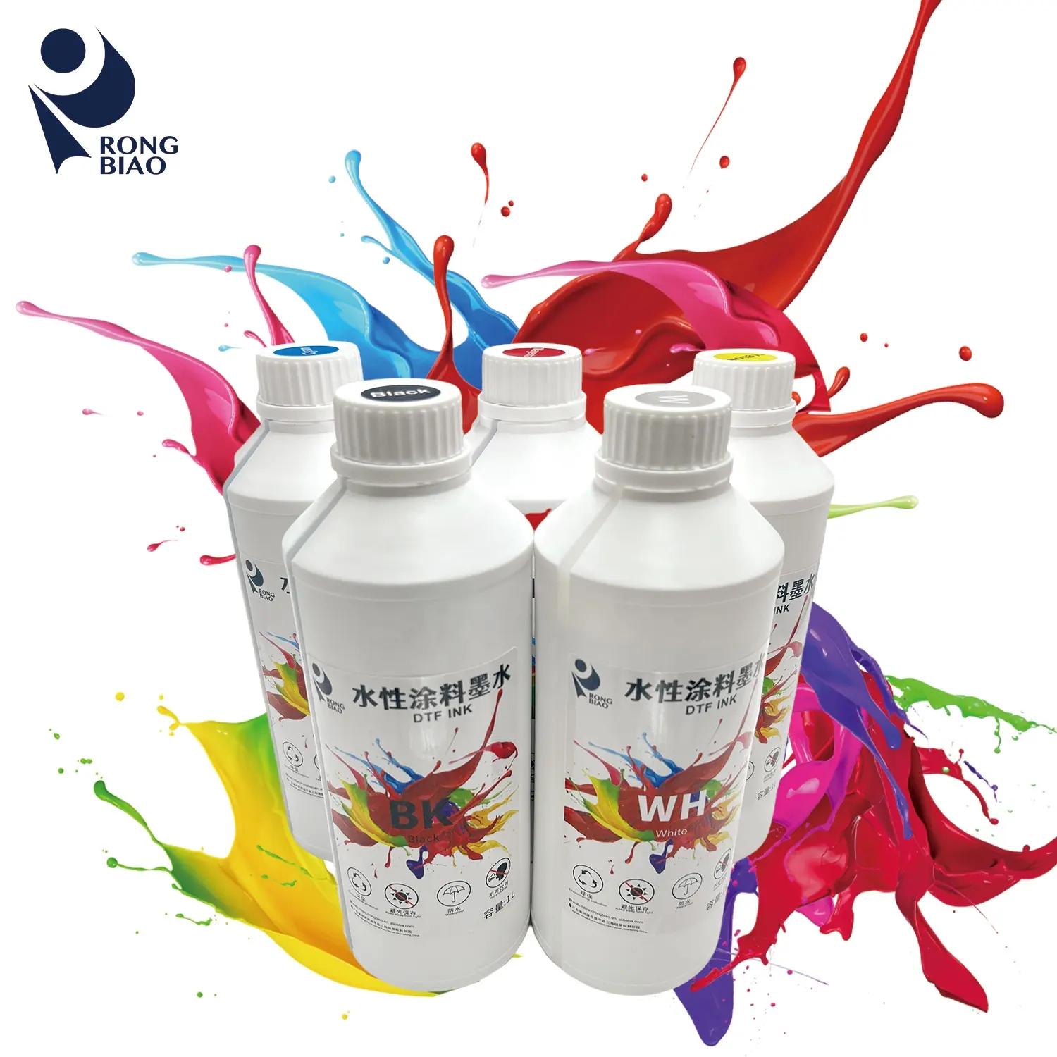 High Quality 1000ml DTF Ink for Printer T-Shirts & PET Film Compatible with Epson Pigment Heat Transfer Ink for DTF Process