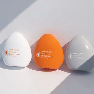 Tube en plastique personnalisé mignon de 50 ml orange, rose et vert pour lotion, crème pour les mains, écran solaire, emballage cosmétique - Product Image 1