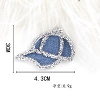 Patchs brodés en strass Crystal AB, motifs étoile, fleur, ours, à thermocoller sur tissu pour jeans, sacs, vêtements, décoration DIY