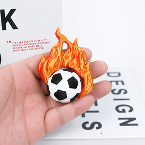 Pallone da Calcio 2026 Flame 5cm - Merchandising da Collezione per Eventi Sportivi e Tifosi - Product Image 3