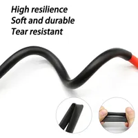 1,7: 1 negro 0,8mm ~ 30mm Tubo termorretráctil de silicona funda de Cable Flexible aislado alta temperatura DIY Protector de envoltura de alambre