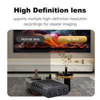 Mini caméra IP sans fil 1080P avec point d'accès intégré, vision nocturne IR, audio bidirectionnel, visualisation en direct à distance pour l'intérieur