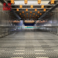 Tunnel de pasteurisation de bière à vapeur, pasteurisateur alimentaire de type pulvérisation, petit tunnel de pasteurisation pour jus de fruits naturels et bière