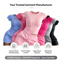 Ensemble deux pièces VELAN personnalisé avec logo, coupe classique, pour femme, avec cordon de serrage, ensemble de vêtements de détente pour femme