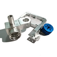 Composants mécaniques usinés CNC sur mesure en acier au carbone, alliage d'aluminium et acier inoxydable, composants mécaniques usinés de haute précision