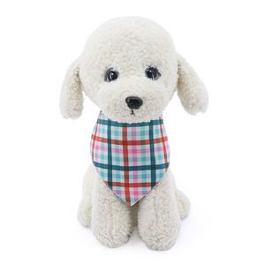 Todas las estaciones logotipo personalizado algodón mascota Bandana perro y gato bufanda con patrón Animal accesorio para cachorro gato para verano invierno - Product Image 2