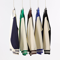 Sweat-shirt de baseball épais en coton et polyester RUICHI, 380G, couleur unie, épaules tombantes, coupe ample, décontracté, pour hommes et femmes