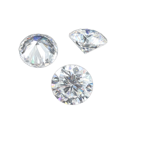 Moissanite 5-14 mm certifiée GRA, cultivée en laboratoire, clarté VVS, meilleure qualité, couleur DEF - Product Image 1