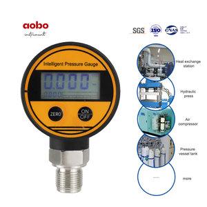 Độ chính xác cao 2 1/2 inch áp suất kỹ thuật số đơn vị PSI Bar kPa kg/cm2 <span class=keywords><strong>Mpa</strong></span> cơ thể bằng nhựa 0.1% Độ chính xác 0.2% - Product Image 1