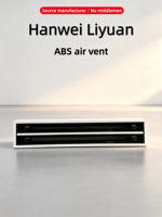 Grille de ventilation carrée moderne en aluminium réglable pour système de climatisation central à air frais - Cache d'évacuation et diffuseur d'air